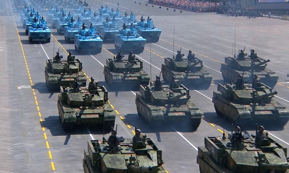 中国の軍事パレード