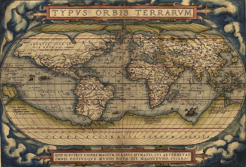オルテリウス・世界地図