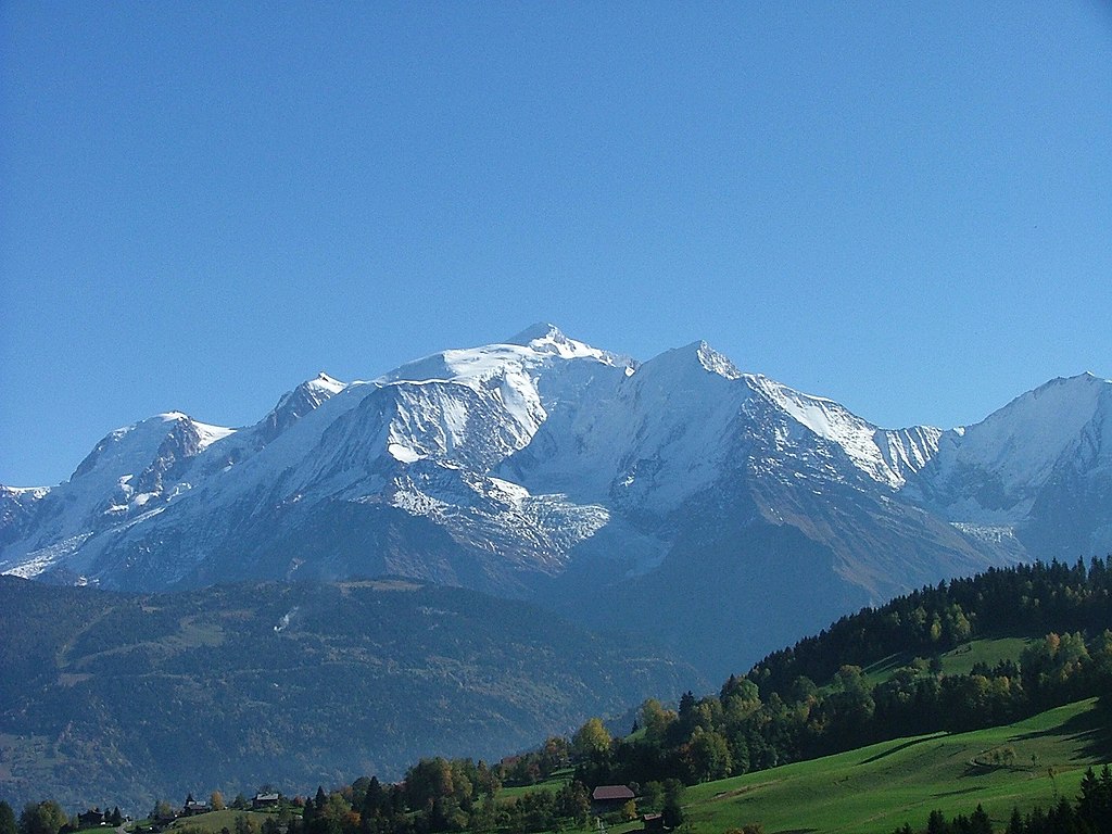 スイスの山々