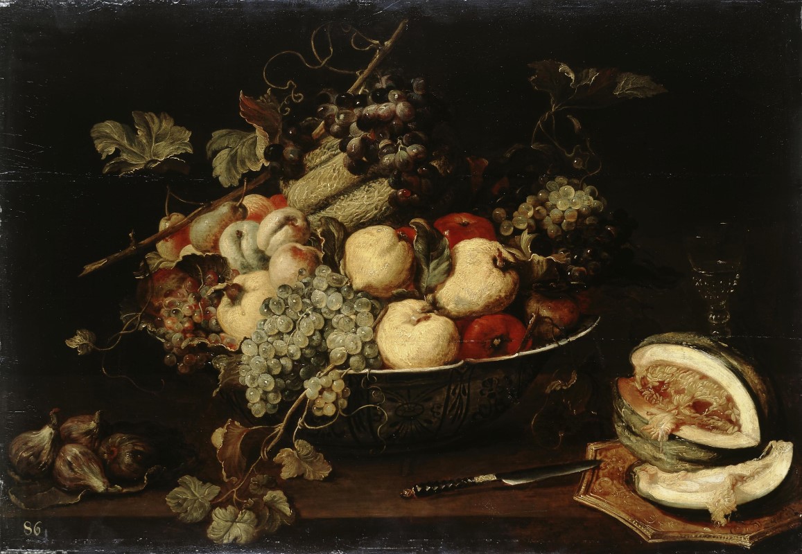 フランス・スナイデルス『テーブルの上の果物』