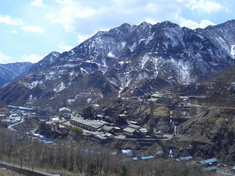 公害問題の圏点：足尾銅山