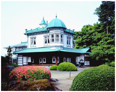 和洋折衷建築　盛美館（青森）